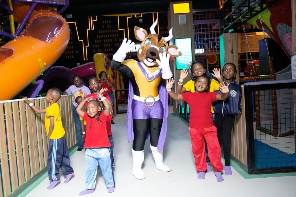 Exciting activities at The Hub Park family entertainment center in Karen, Nairobi.